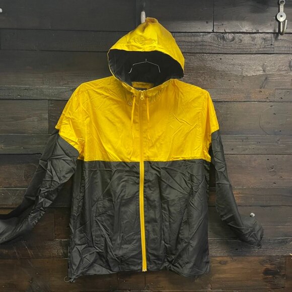 Men's Color Block Windbreaker Jacket Size XS - Picture 2 of 3